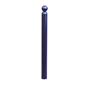 Ornamental bollard | Series 478B | � 76 mm | stationary, to be fixed by plugswith base plate 100 x 150 mm | without lock | without eyelet